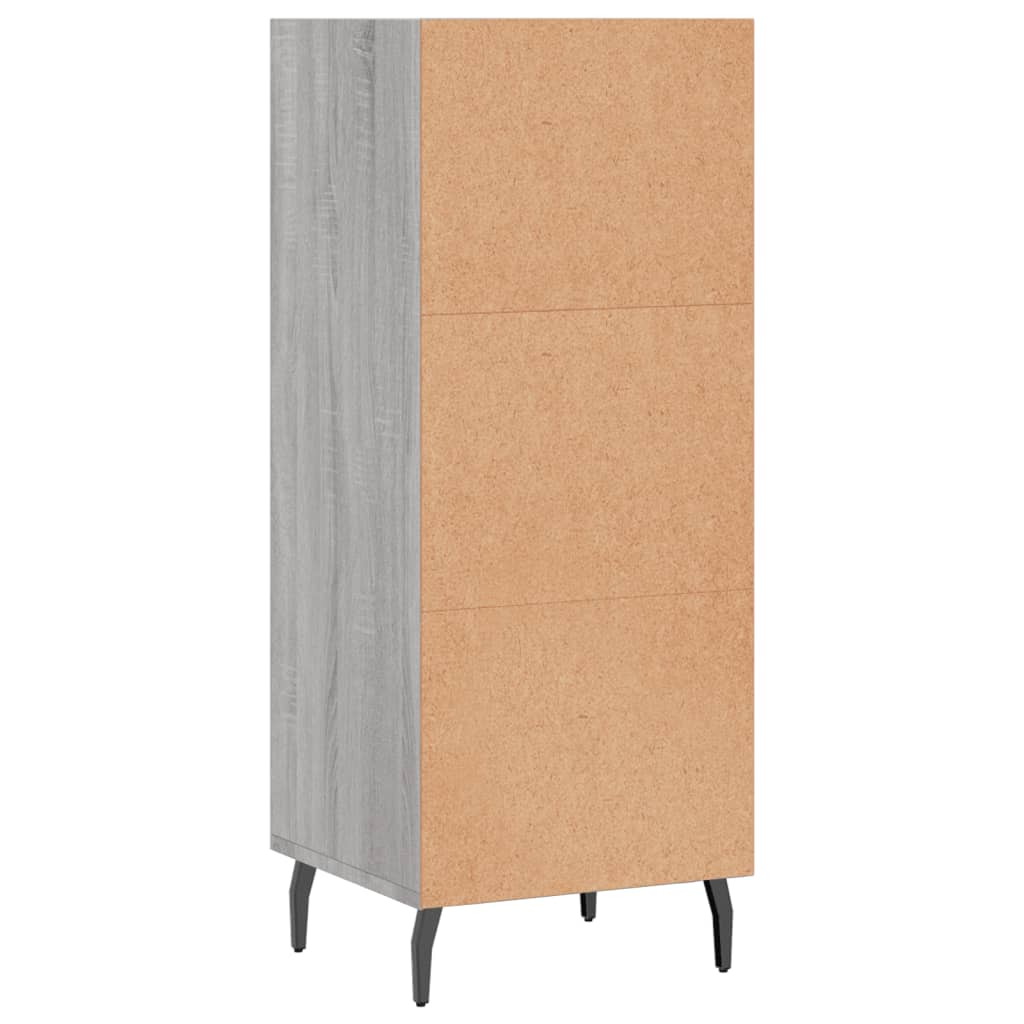 Skænk Grå Sonoma 34,5x32,5x90 cm Træmateriale