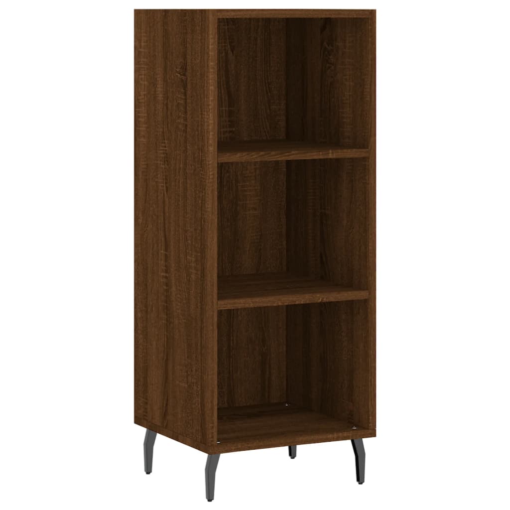 Skænk Brun Eg Look 34,5x32,5x90 cm Træmateriale