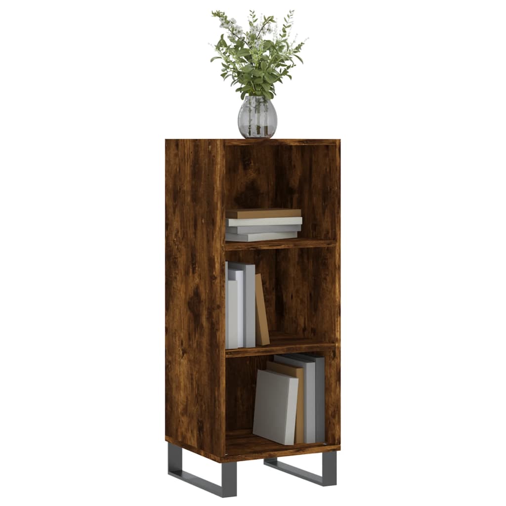 Skænk røget eg 34,5x32,5x90 cm træmateriale