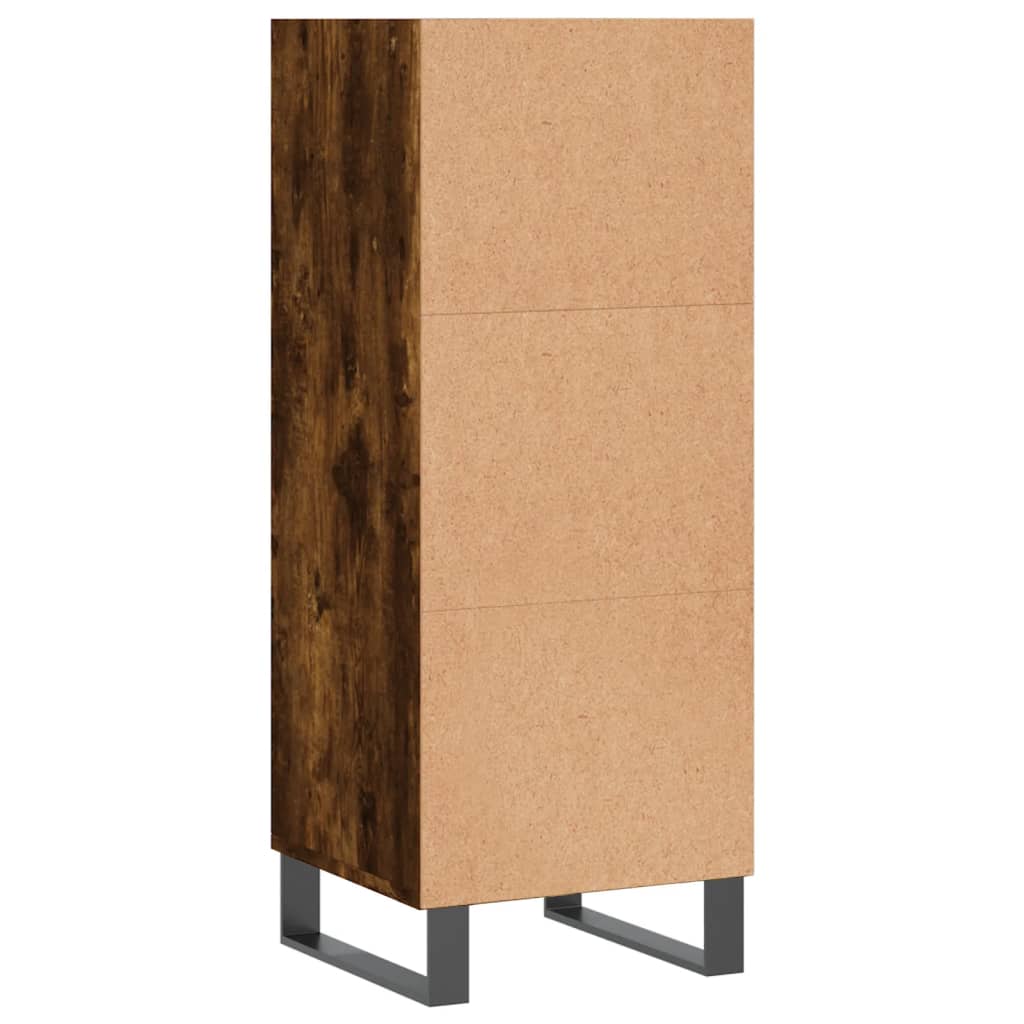 Skænk røget eg 34,5x32,5x90 cm træmateriale