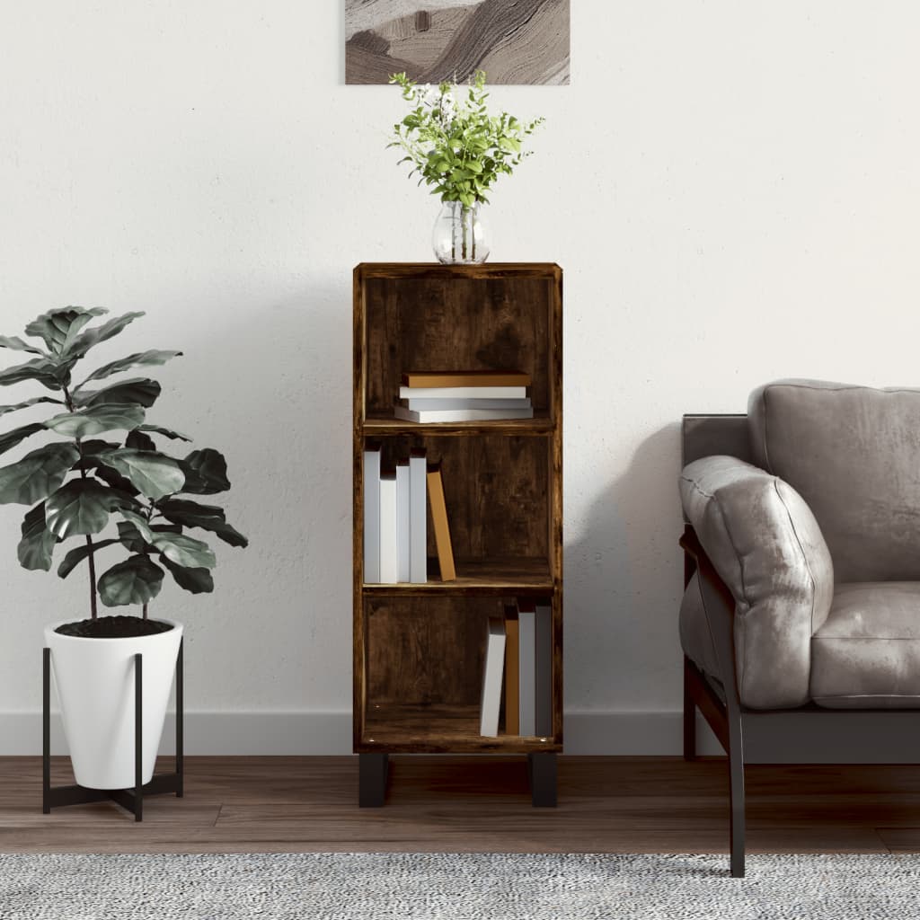 Skænk røget eg 34,5x32,5x90 cm træmateriale