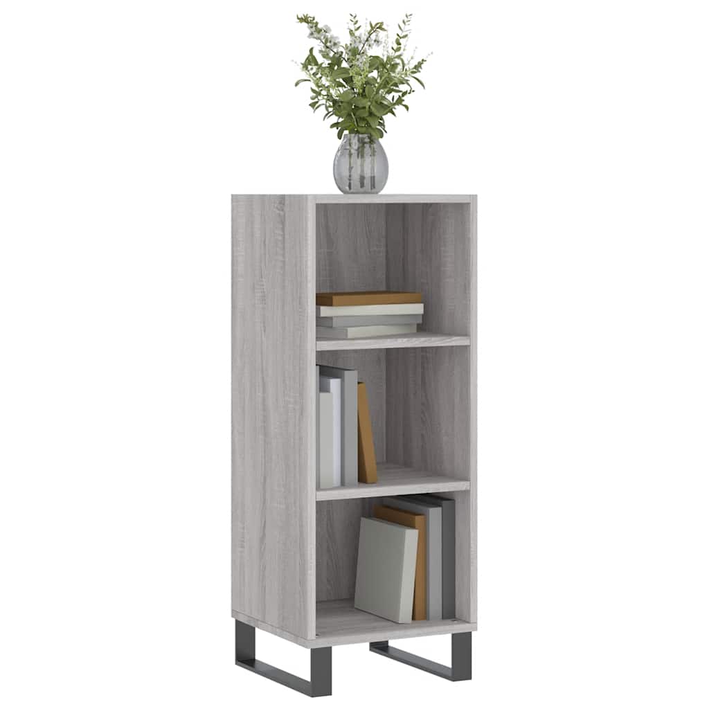 Skænk Grå Sonoma 34,5x32,5x90 cm Træmateriale