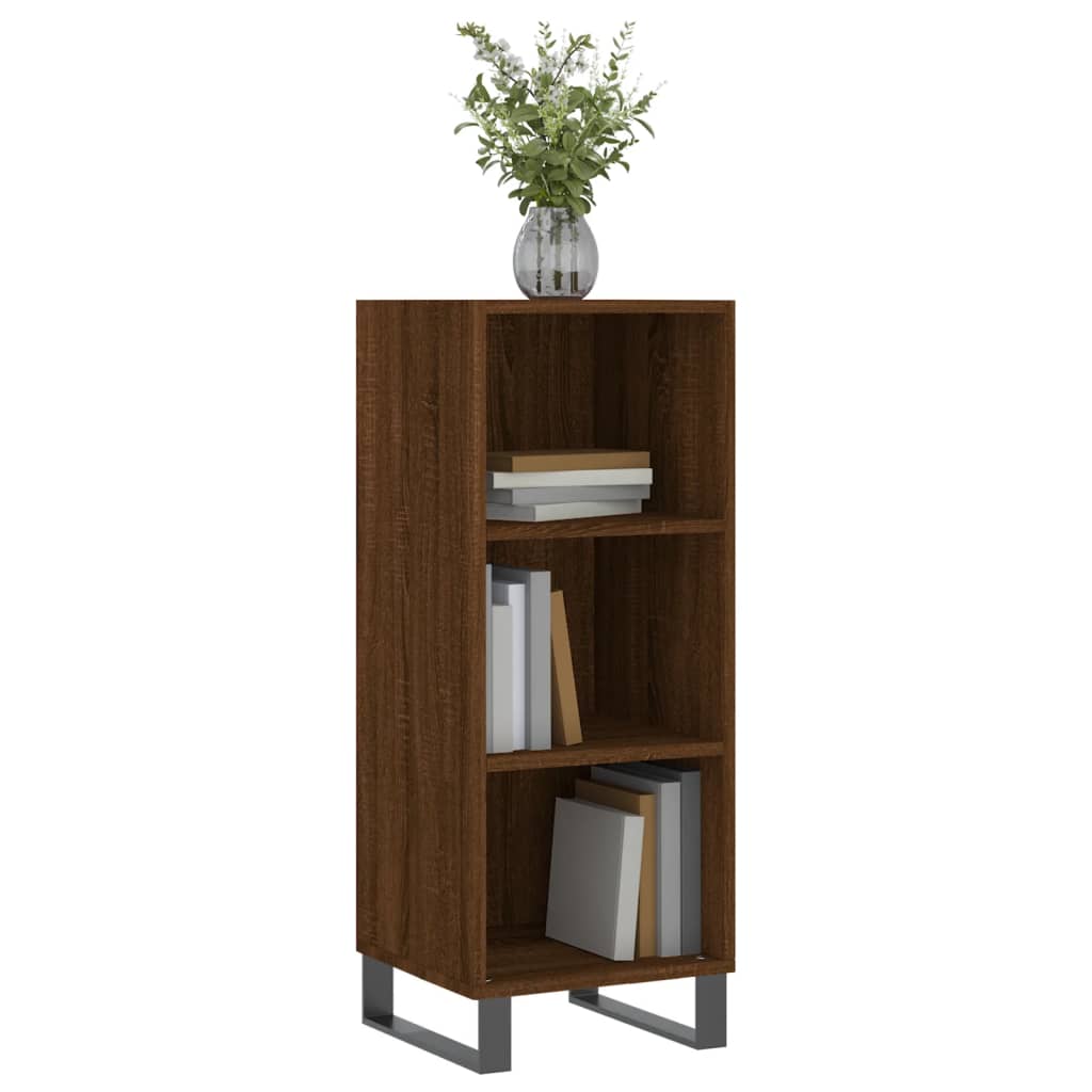 Skænk Brun Eg Look 34,5x32,5x90 cm Træmateriale