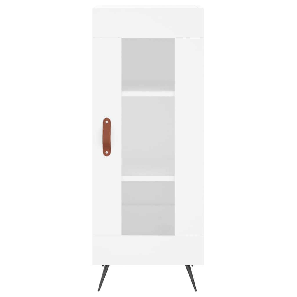 Skænk Hvid 34,5x34x90 cm Træ Materiale