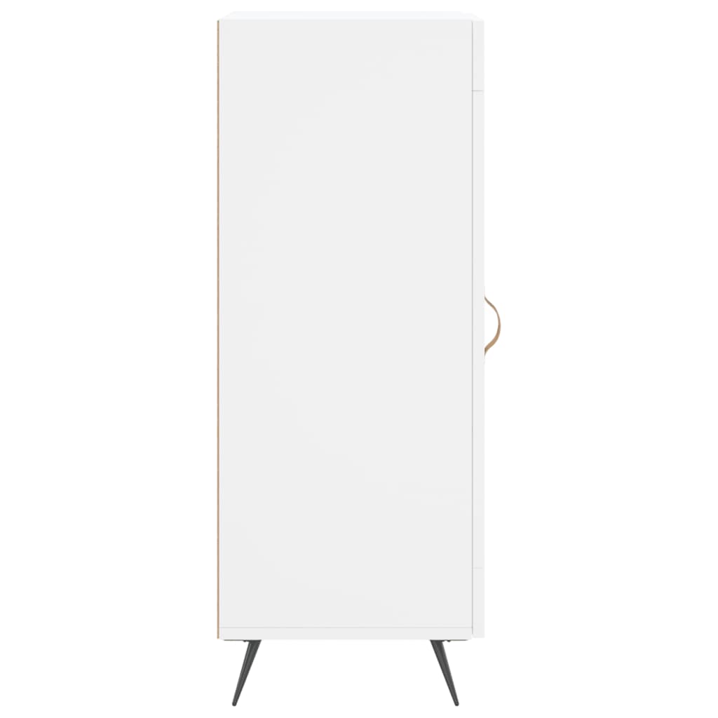 Skænk Hvid 34,5x34x90 cm Træ Materiale