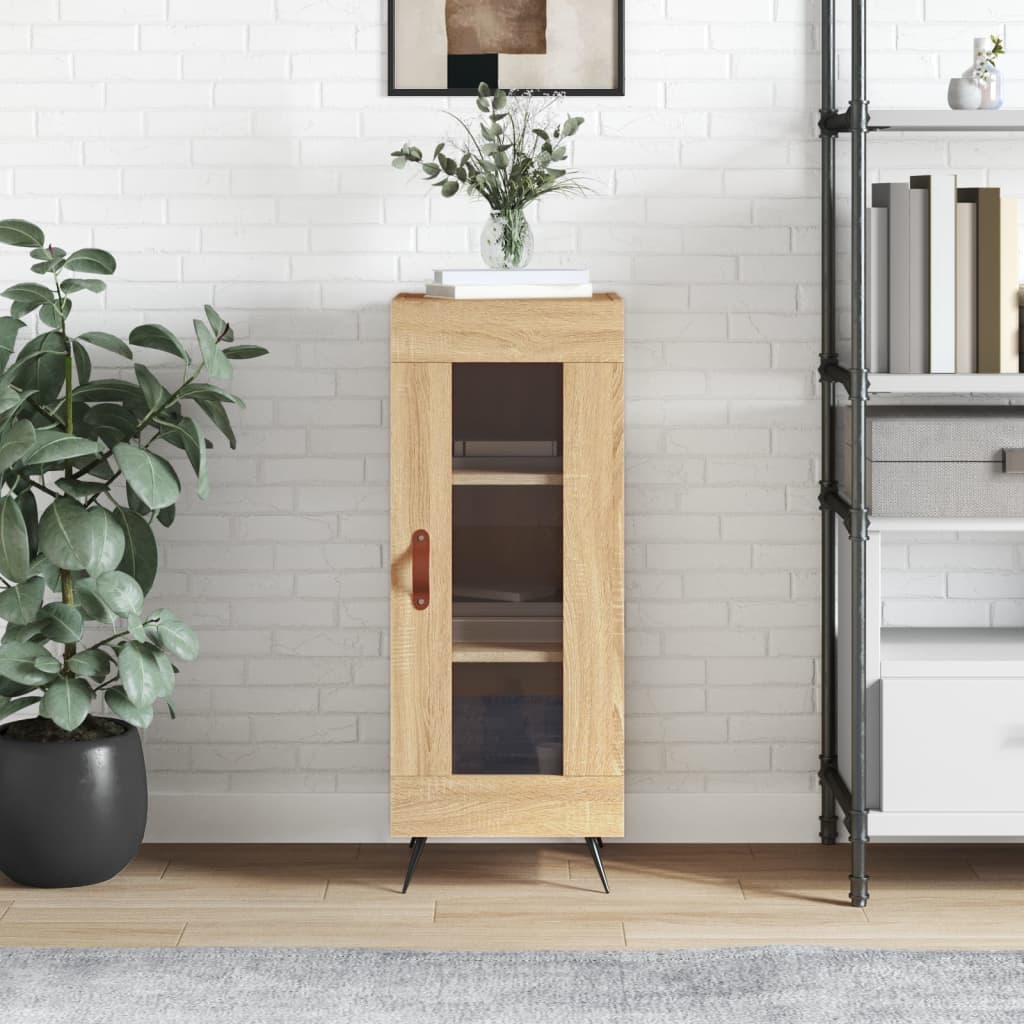Skænk Sonoma Eg 34,5x34x90 cm Træ Materiale