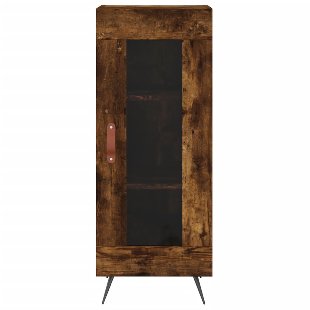 Skænk røget eg 34,5x34x90 cm træmateriale