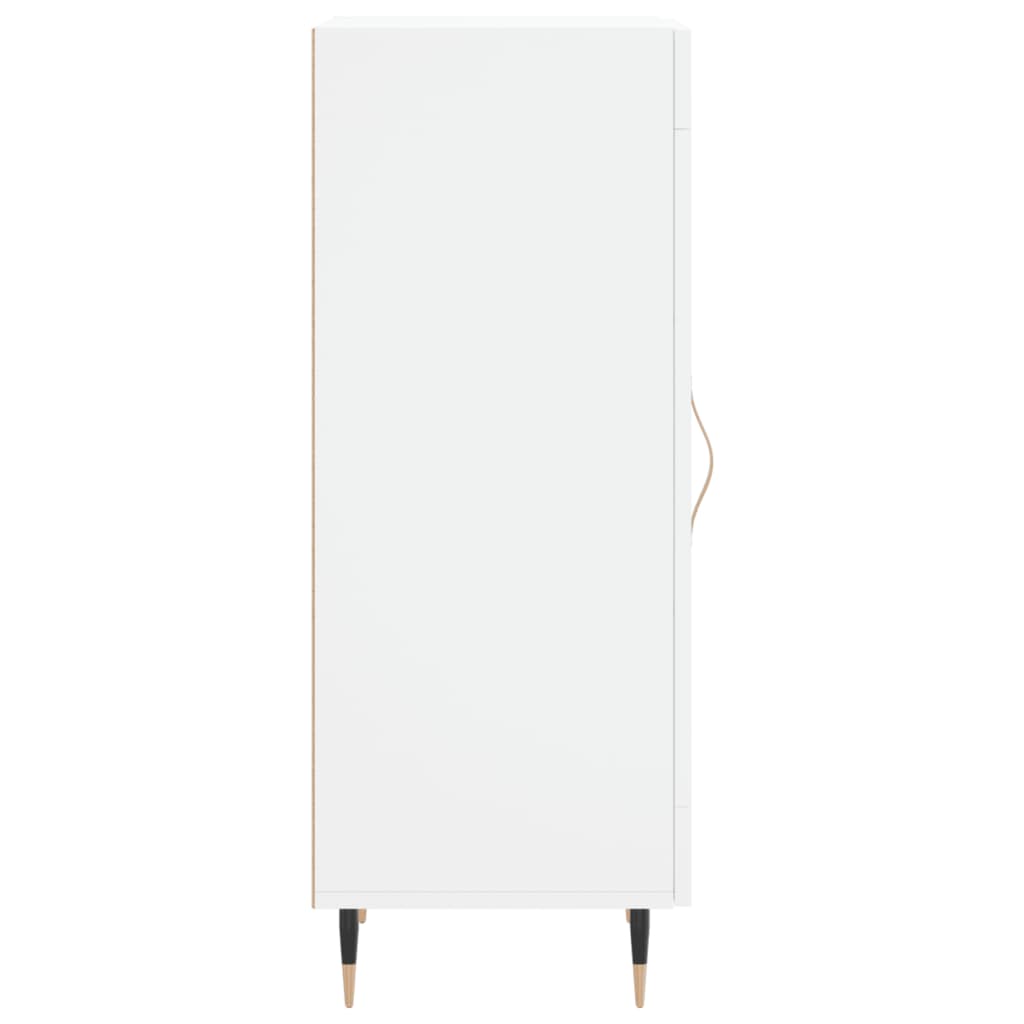 Skænk Hvid 34,5x34x90 cm Træ Materiale