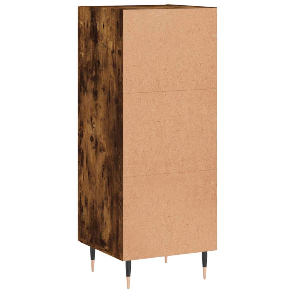 Skænk røget eg 34,5x34x90 cm træmateriale