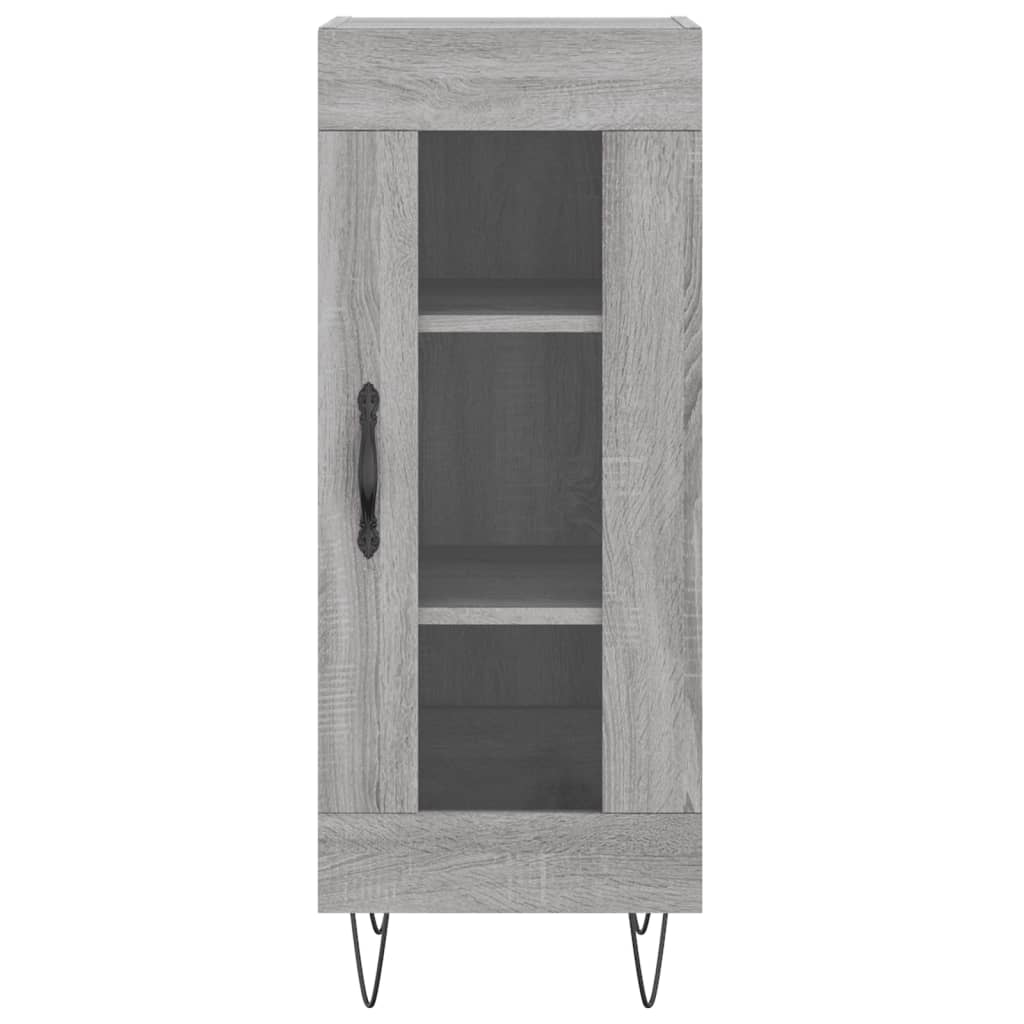 Skænk Grå Sonoma 34,5x34x90 cm Træmateriale