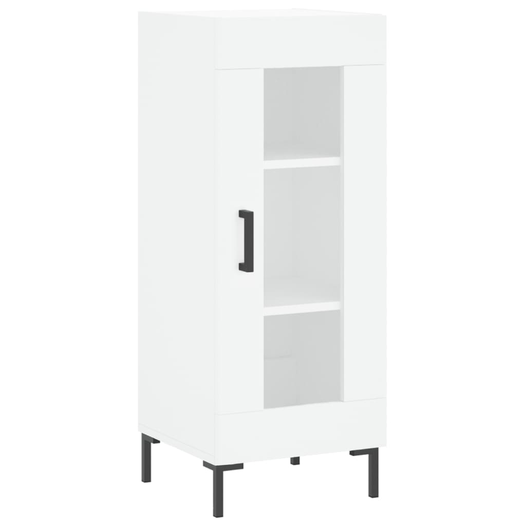Skænk Hvid 34,5x34x90 cm Træ Materiale
