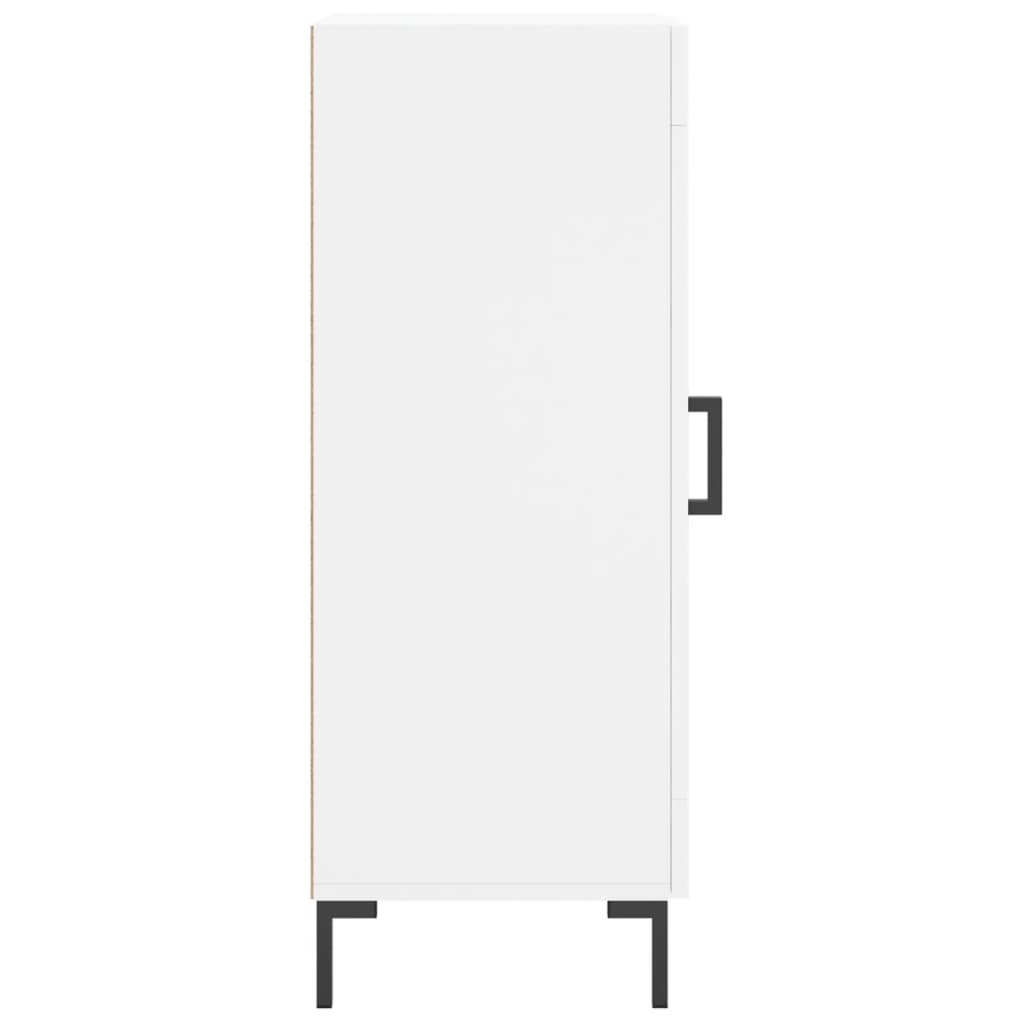 Skænk Hvid 34,5x34x90 cm Træ Materiale