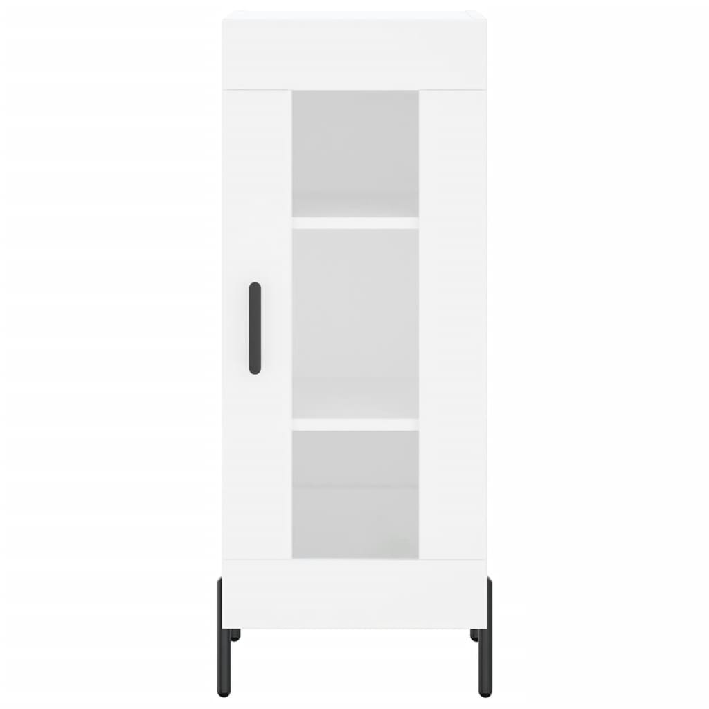 Skænk Hvid 34,5x34x90 cm Træ Materiale