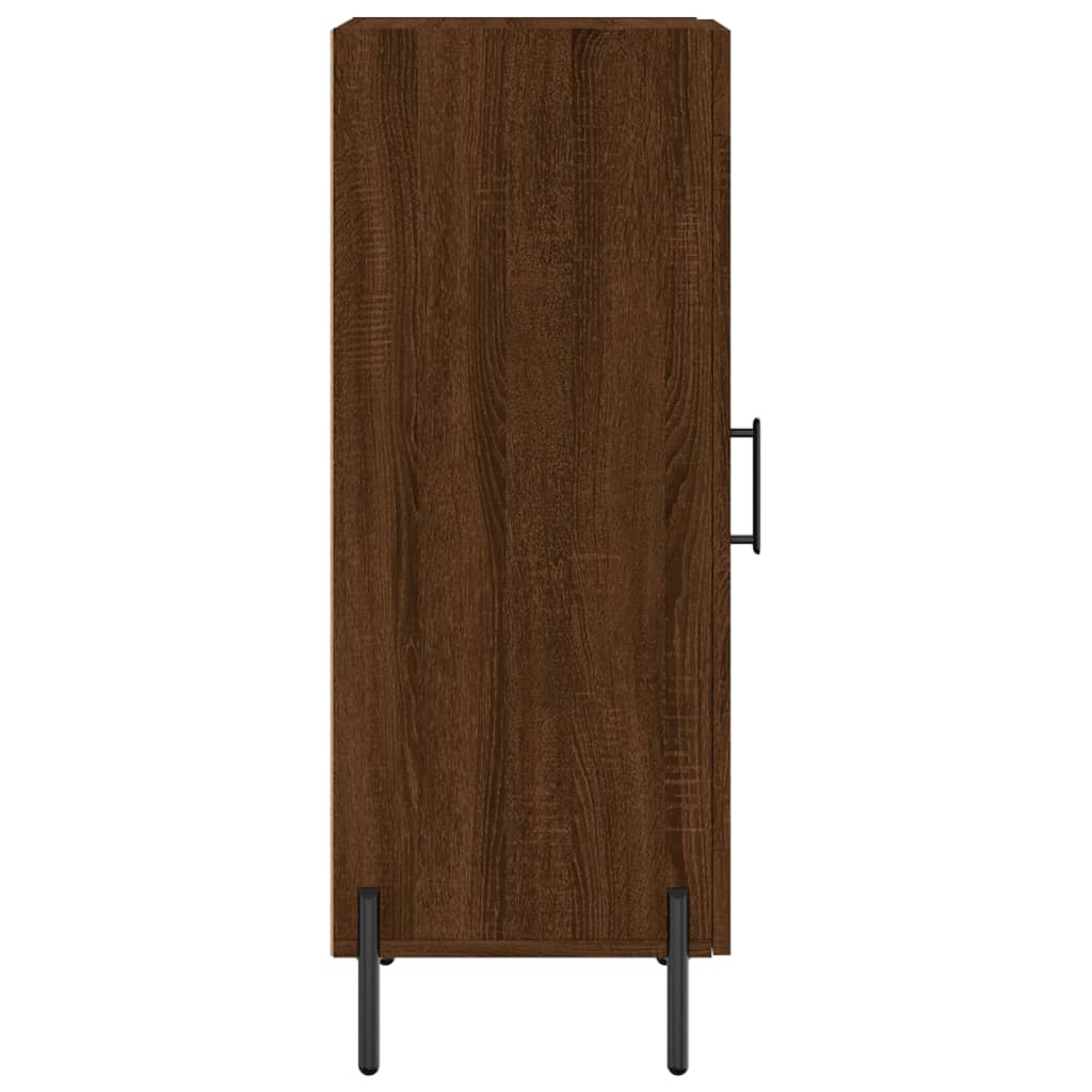 Skænk Brun Eg Look 34,5x34x90 cm Træmateriale