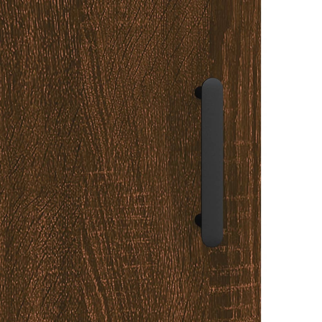 Skænk Brun Eg Look 34,5x34x90 cm Træmateriale