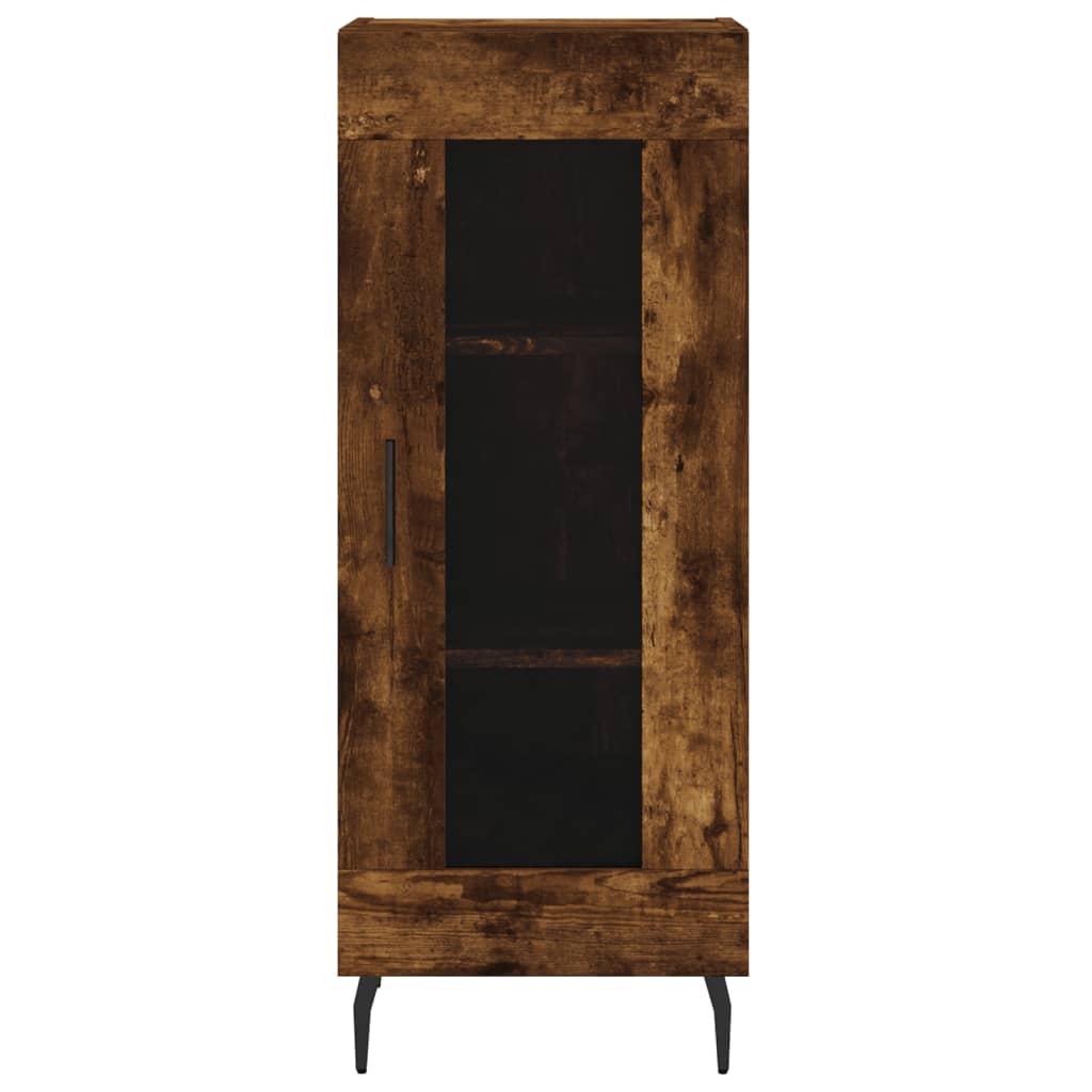 Skænk røget eg 34,5x34x90 cm træmateriale