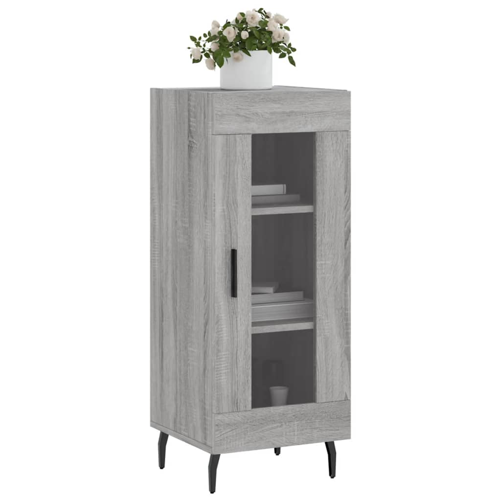 Skænk Grå Sonoma 34,5x34x90 cm Træmateriale