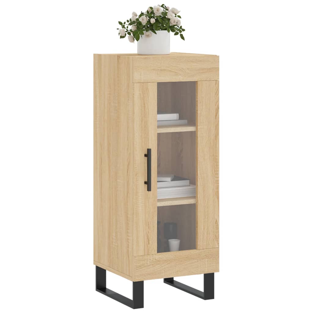 Skænk Sonoma Eg 34,5x34x90 cm Træ Materiale
