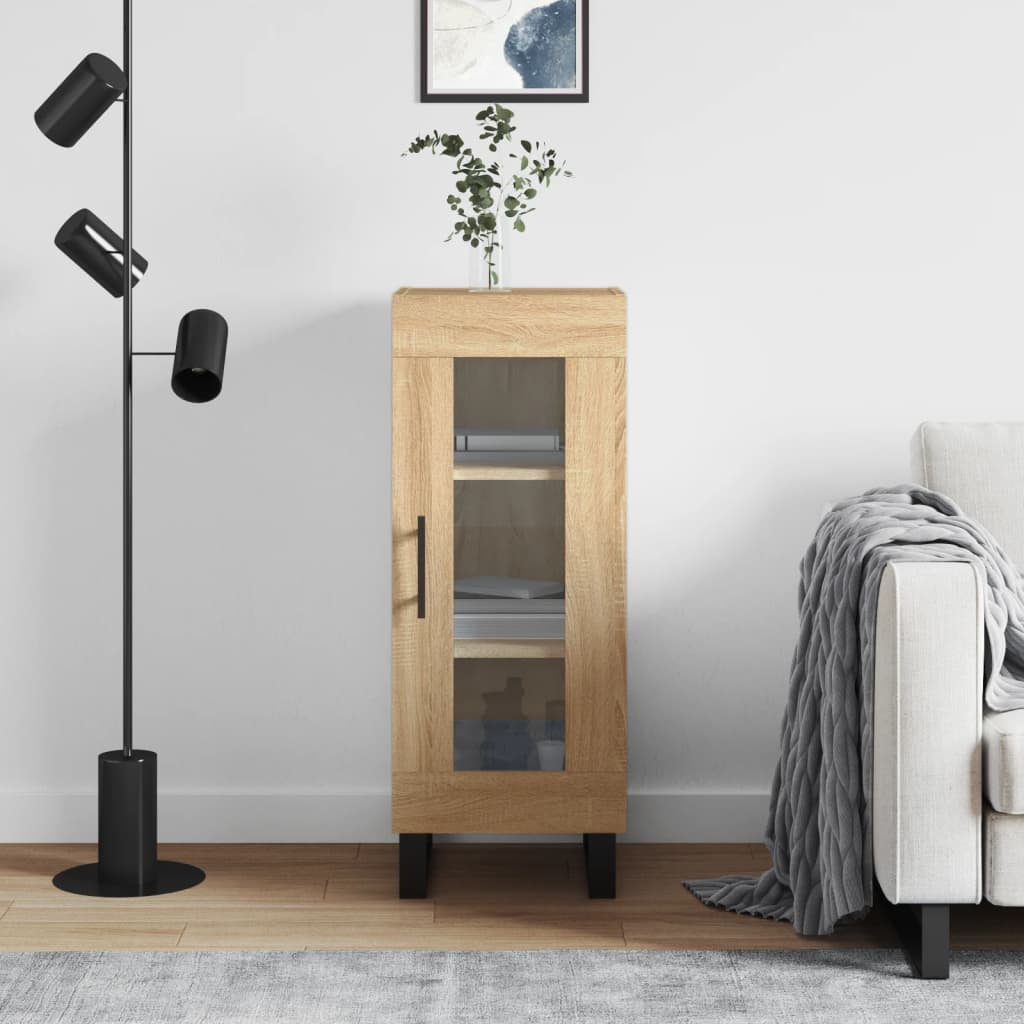 Skænk Sonoma Eg 34,5x34x90 cm Træ Materiale