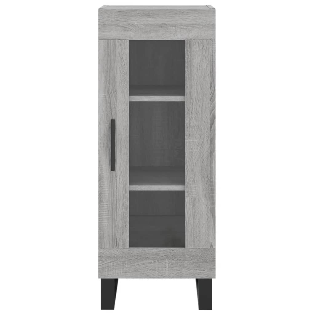 Skænk Grå Sonoma 34,5x34x90 cm Træmateriale