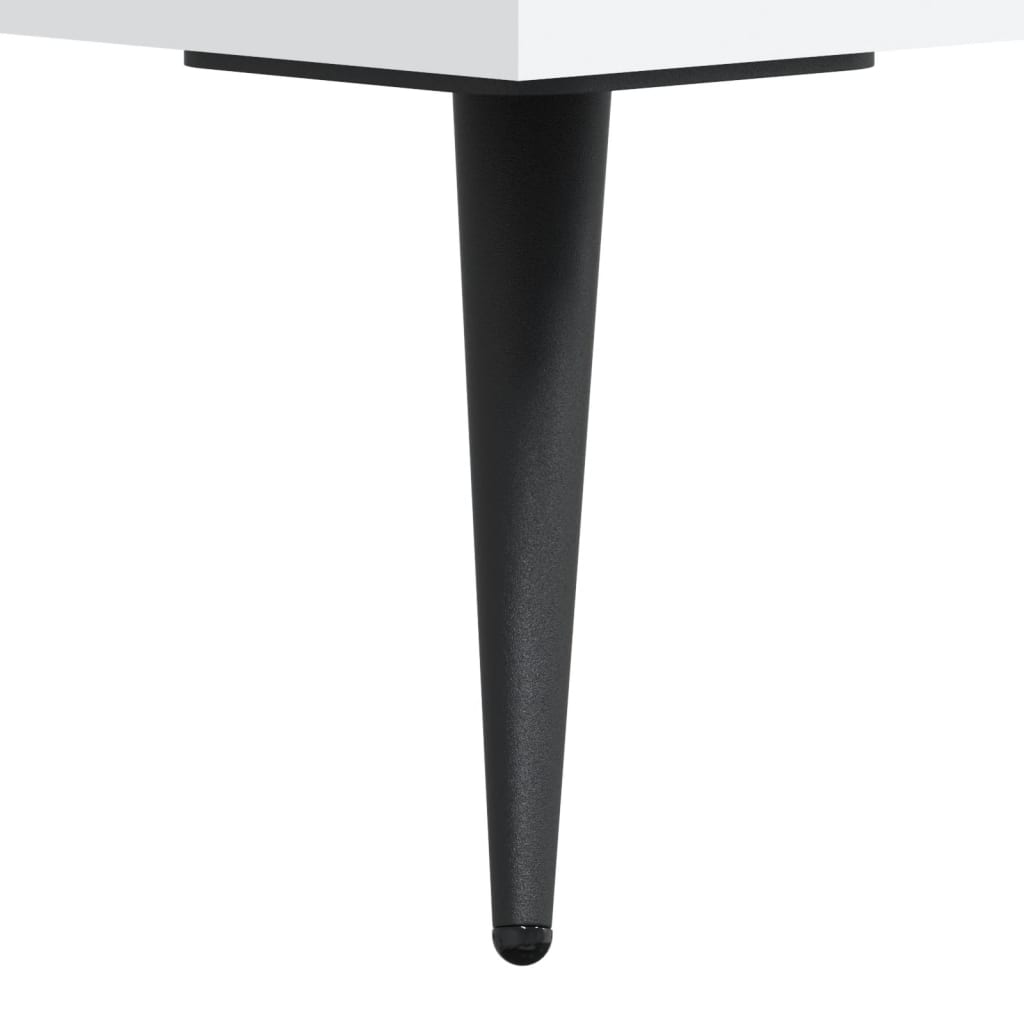 Skænk Hvid 69,5x34x90 cm Træ Materiale