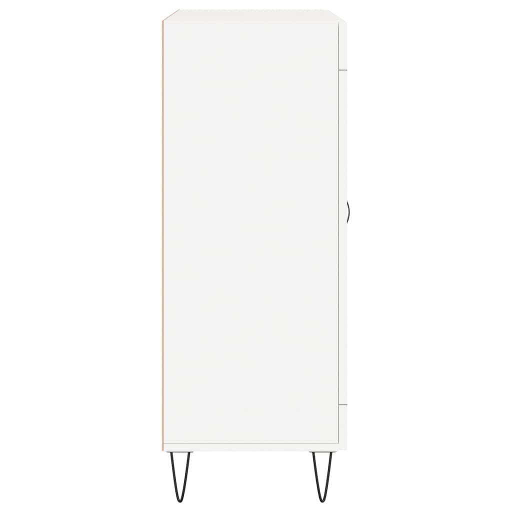 Skænk Hvid 69,5x34x90 cm Træ Materiale