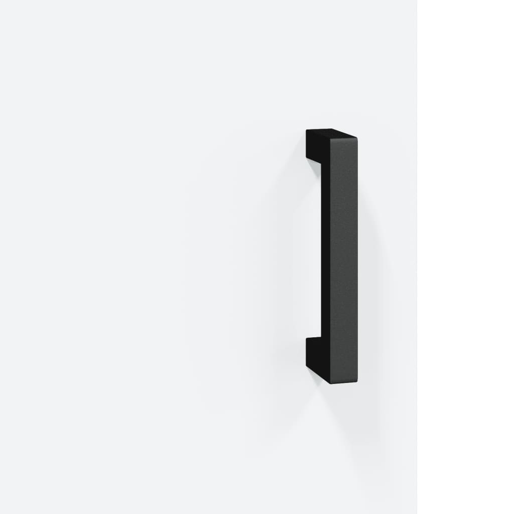 Skænk Hvid 69,5x34x90 cm Træ Materiale