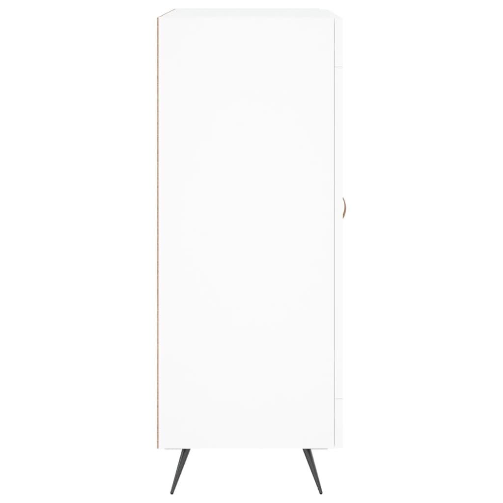 Skænk Hvid 69,5x34x90 cm Træ Materiale
