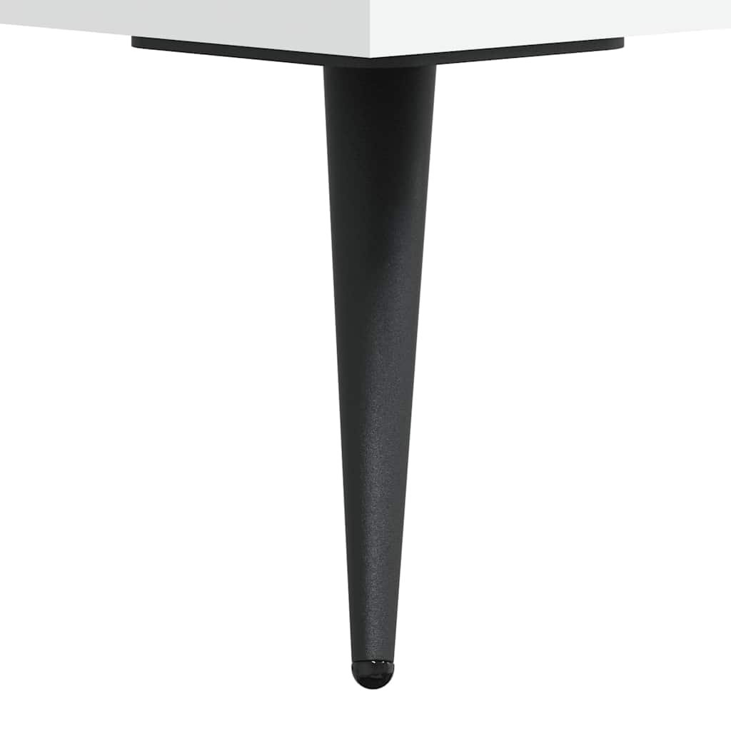 Skænk Hvid 69,5x34x90 cm Træ Materiale