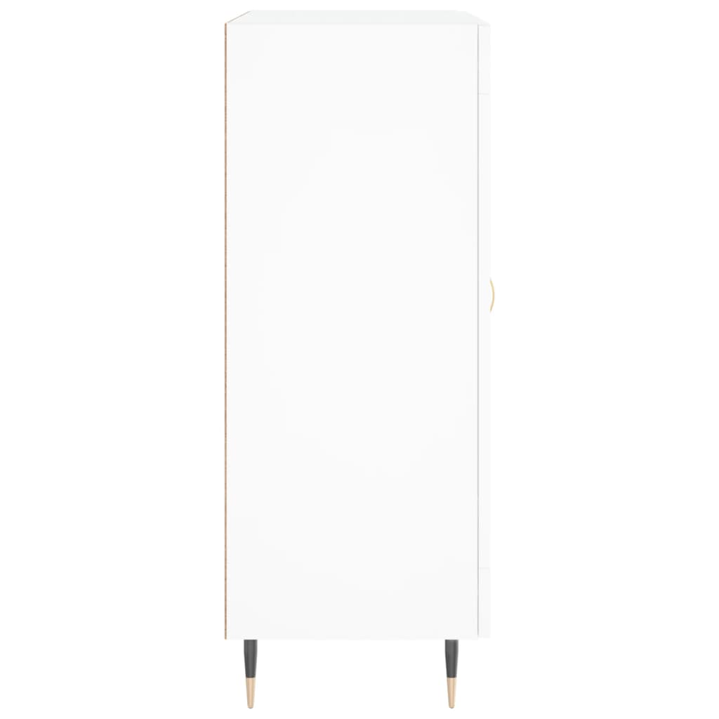 Skænk Hvid 69,5x34x90 cm Træ Materiale