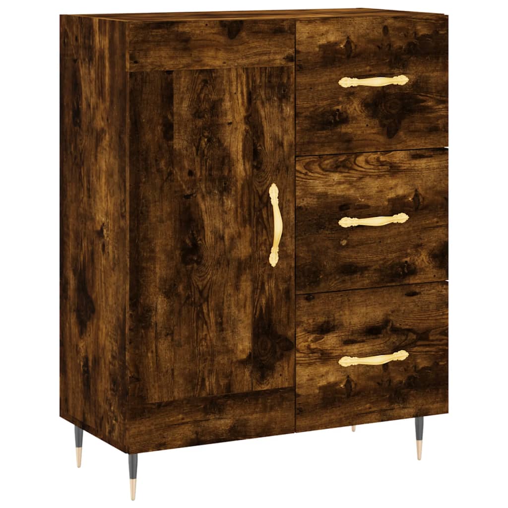 Skænk røget eg 69,5x34x90 cm træmateriale
