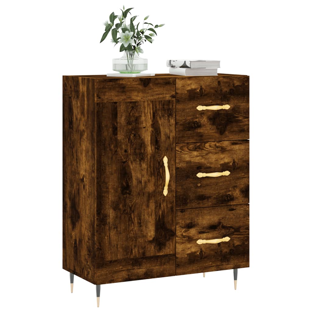 Skænk røget eg 69,5x34x90 cm træmateriale