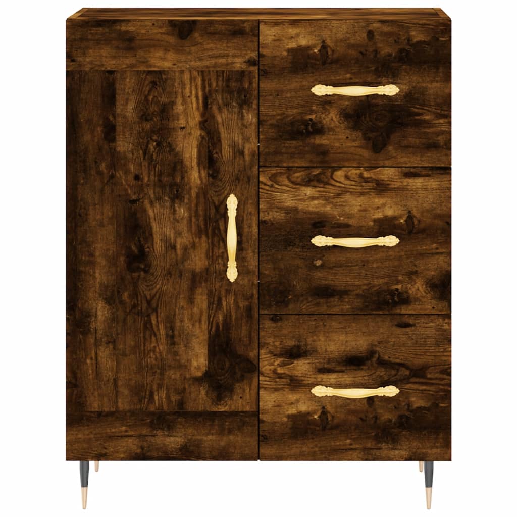 Skænk røget eg 69,5x34x90 cm træmateriale