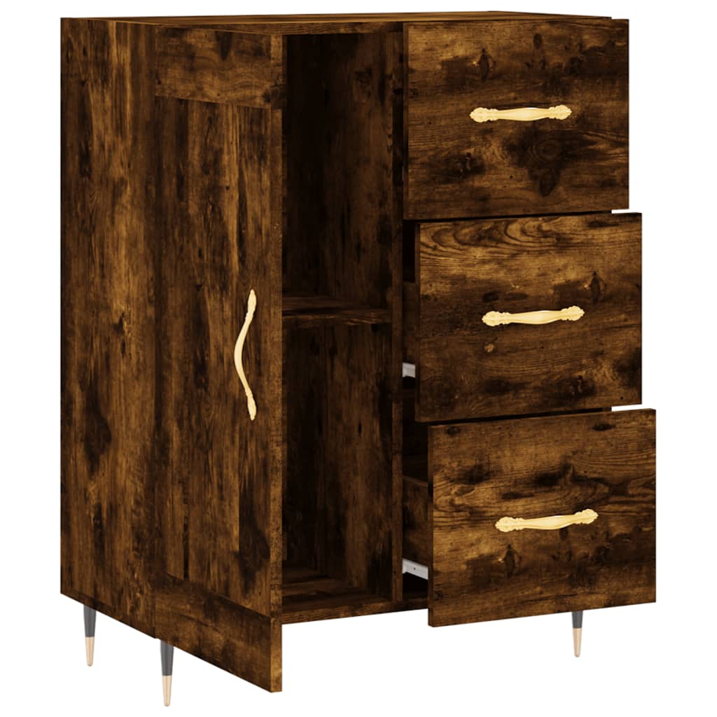 Skænk røget eg 69,5x34x90 cm træmateriale