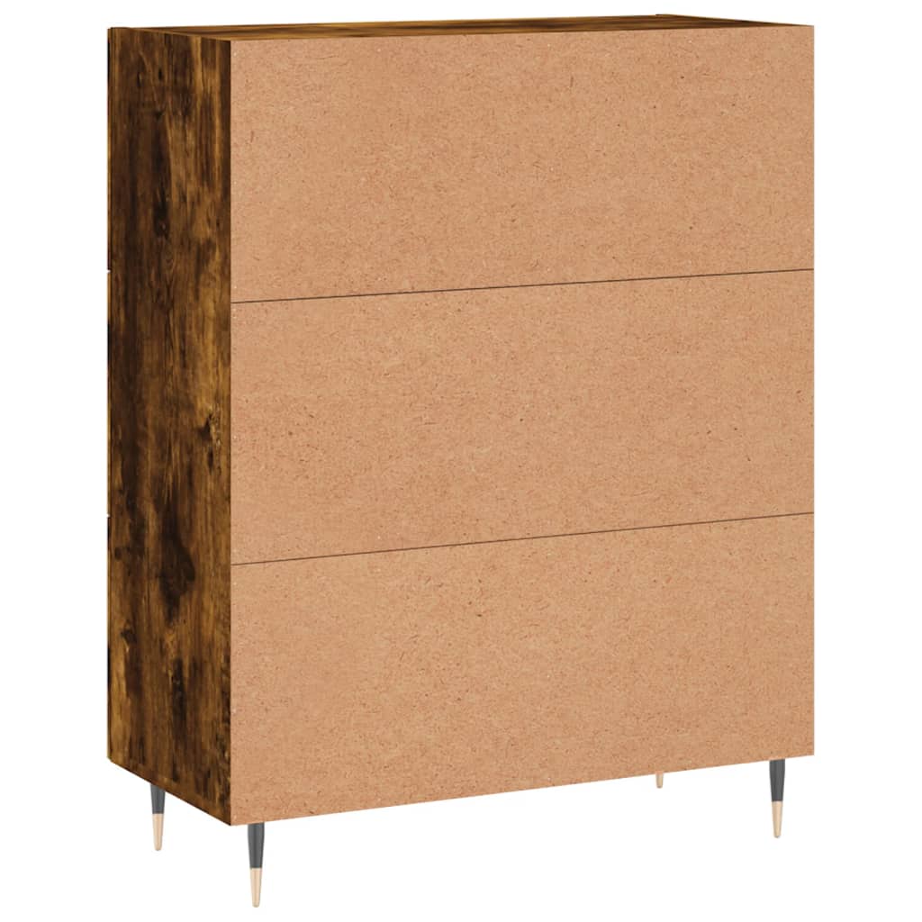 Skænk røget eg 69,5x34x90 cm træmateriale