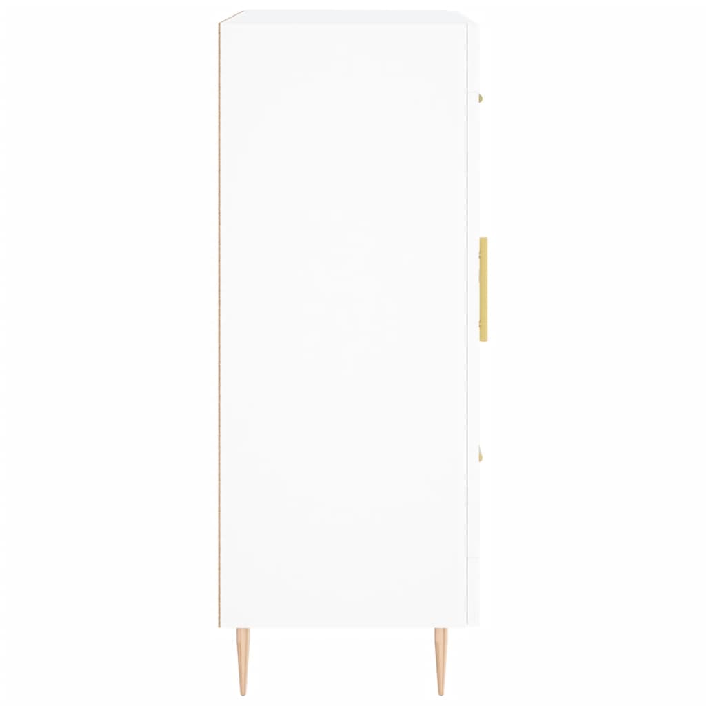 Skænk Hvid 69,5x34x90 cm Træ Materiale