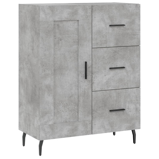 Sideboard Betongrau 69,5x34x90 cm Holzwerkstoff