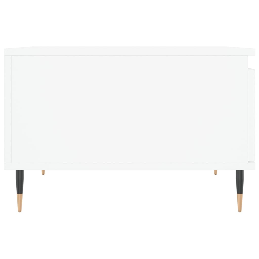 Sofabord Hvid 55x55x36,5 cm Træ Materiale
