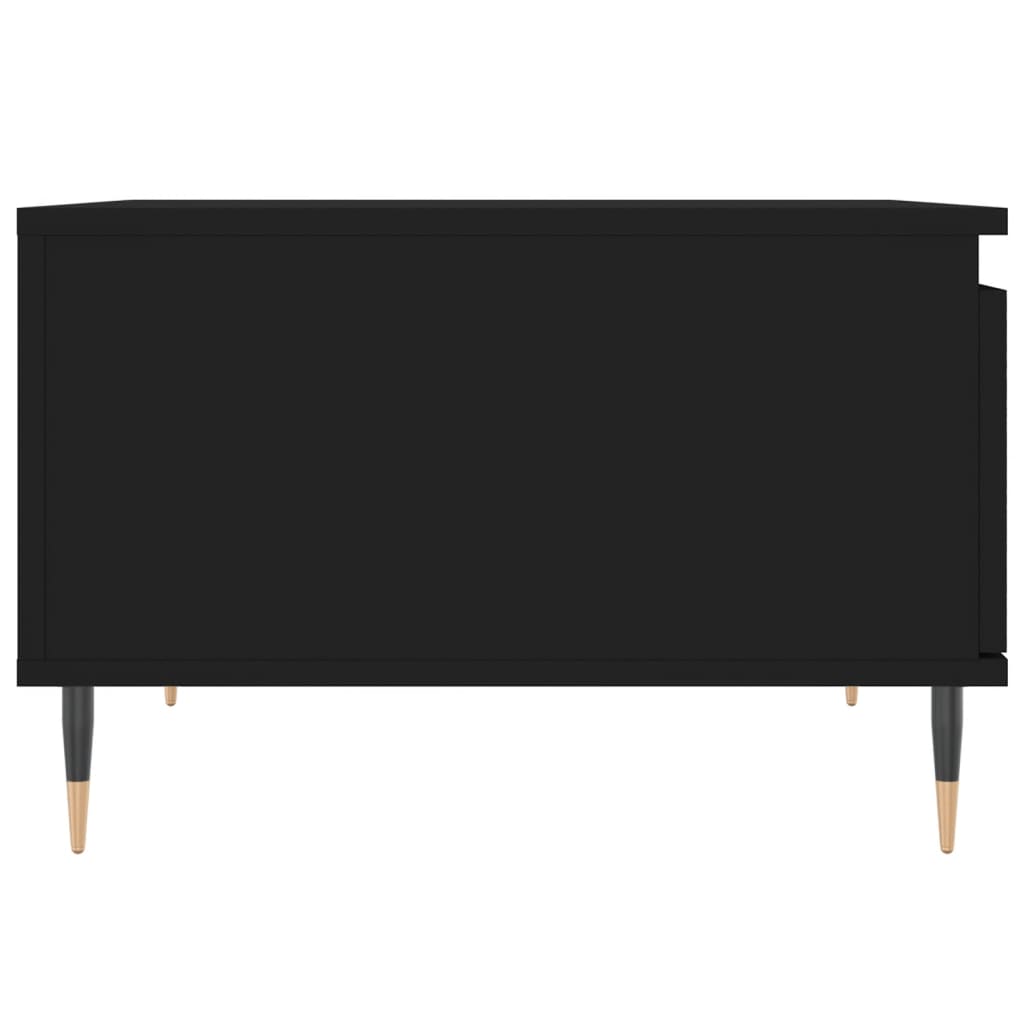 Sofabord Sort 55x55x36,5 cm Træ Materiale