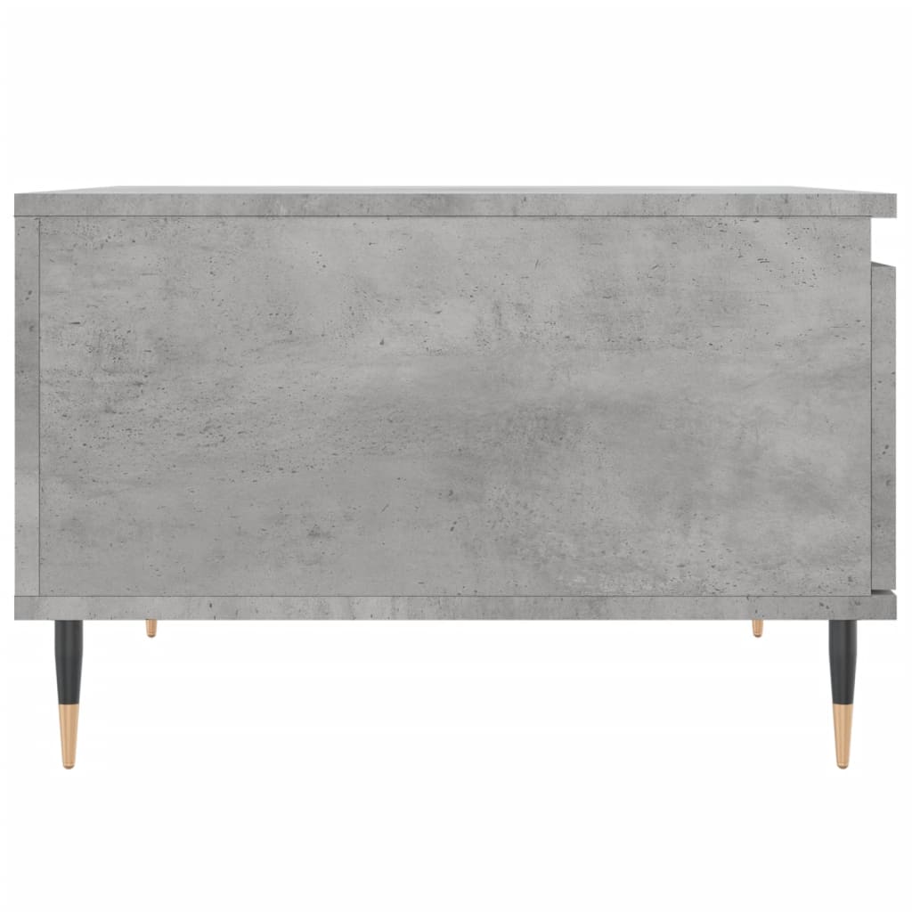 Sofabord betongrå 55x55x36,5 cm træmateriale
