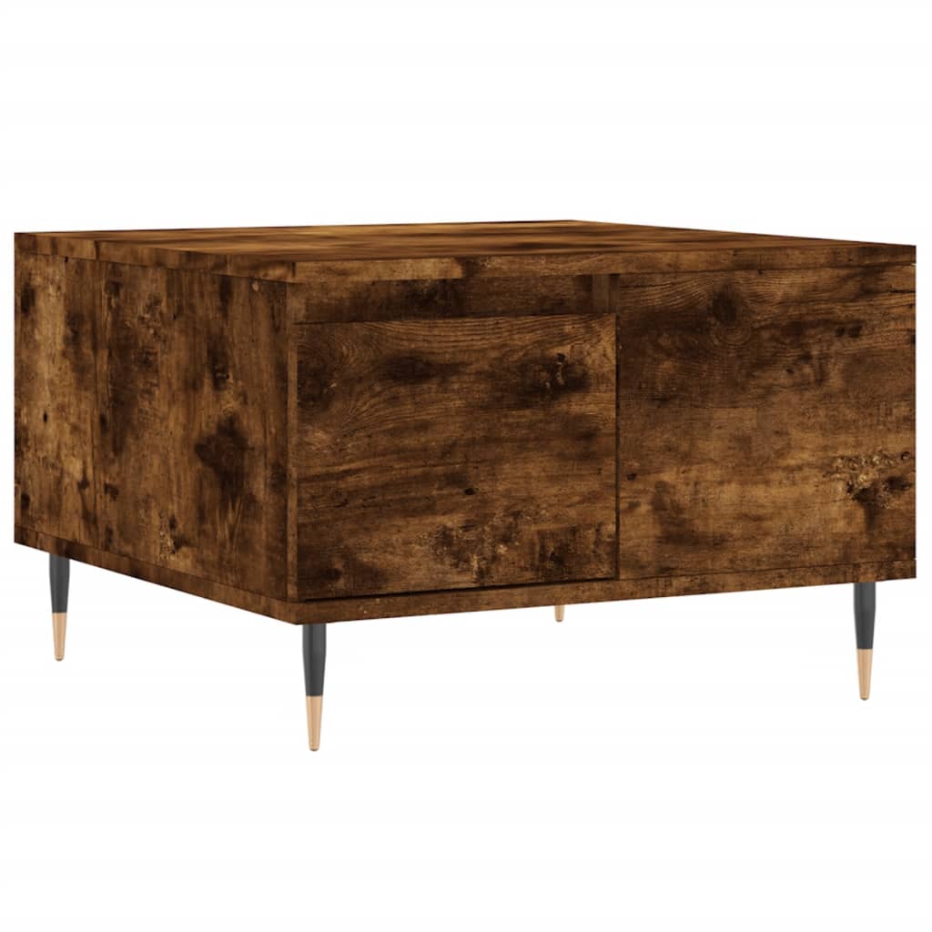 Sofabord røget eg 55x55x36,5 cm træmateriale