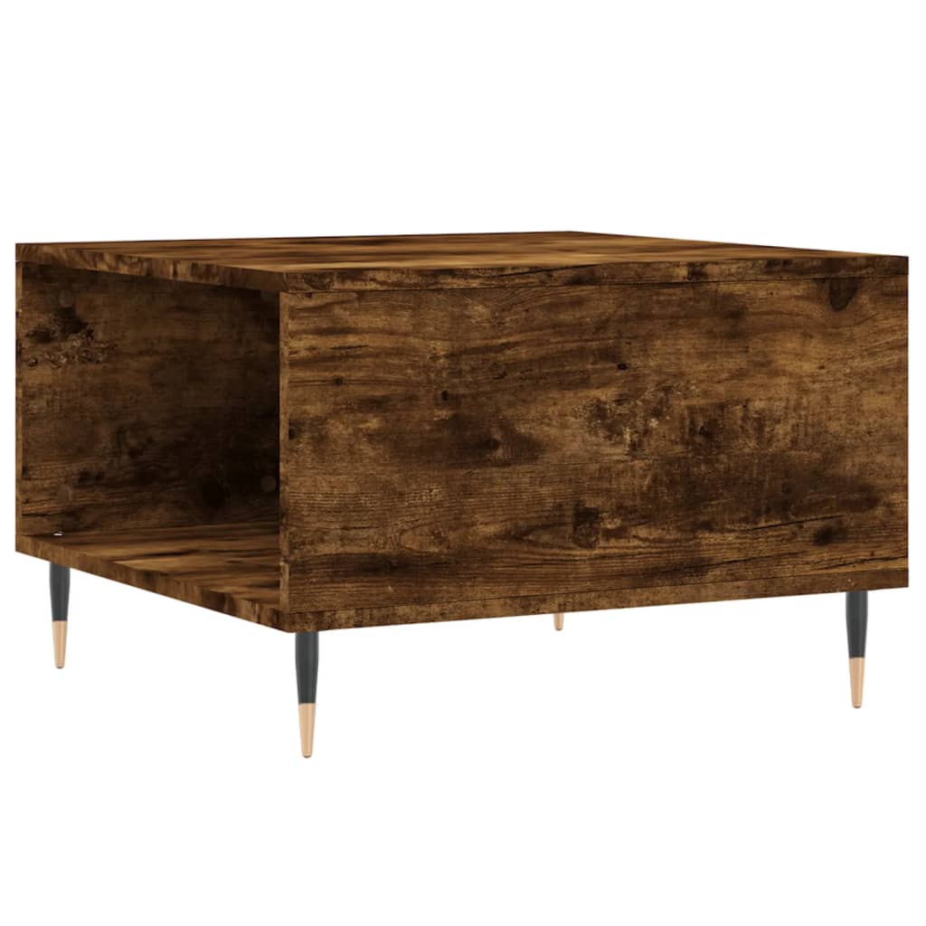 Sofabord røget eg 55x55x36,5 cm træmateriale