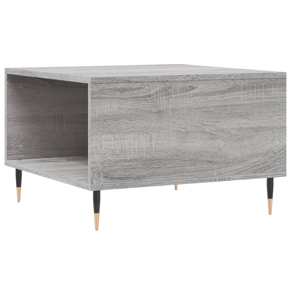Sofabord Grå Sonoma 55x55x36,5 cm Træmateriale