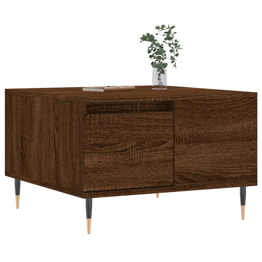 Sofabord Brun Eg Look 55x55x36,5 cm Træmateriale