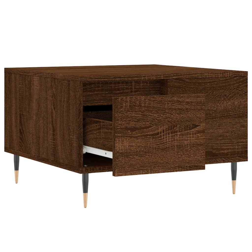 Sofabord Brun Eg Look 55x55x36,5 cm Træmateriale