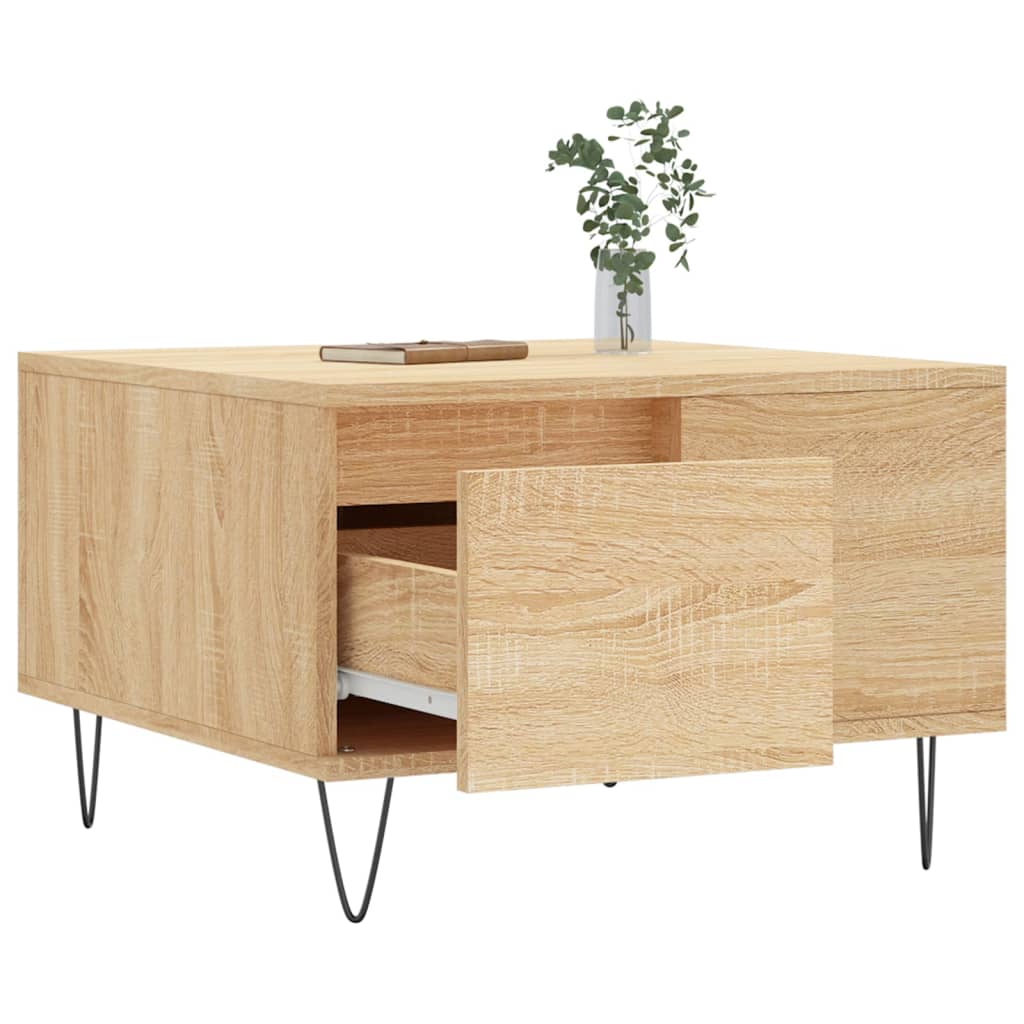 Sofabord Sonoma eg 55x55x36,5 cm træmateriale