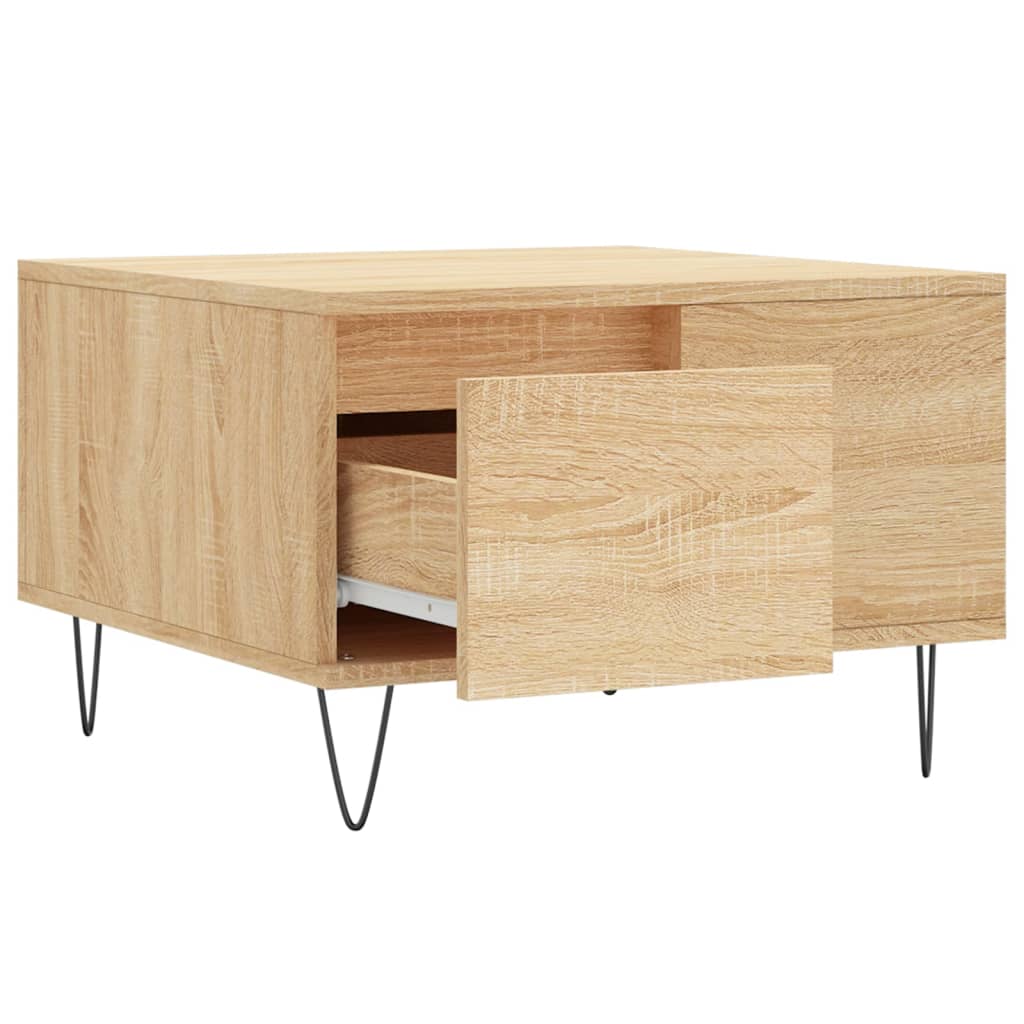 Sofabord Sonoma eg 55x55x36,5 cm træmateriale