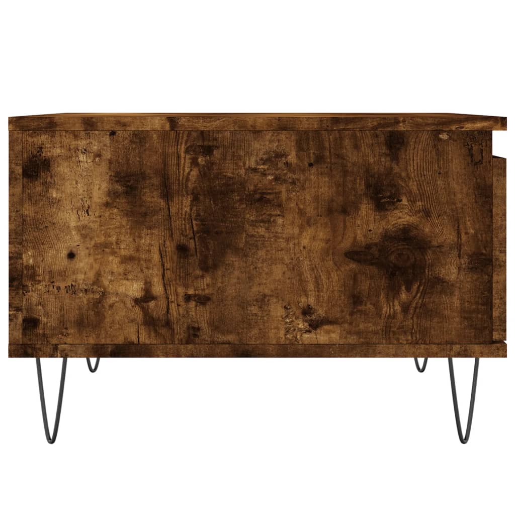 Sofabord røget eg 55x55x36,5 cm træmateriale