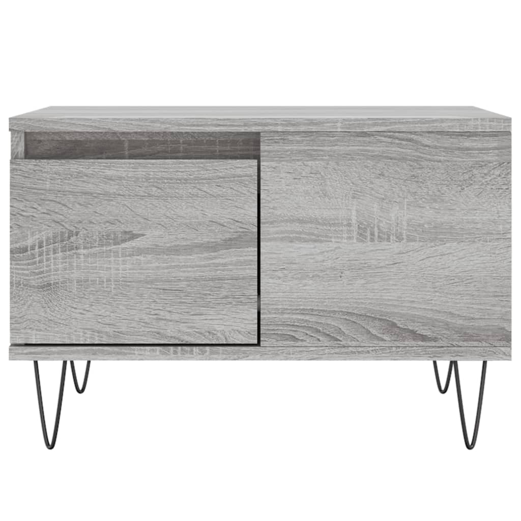 Sofabord Grå Sonoma 55x55x36,5 cm Træmateriale