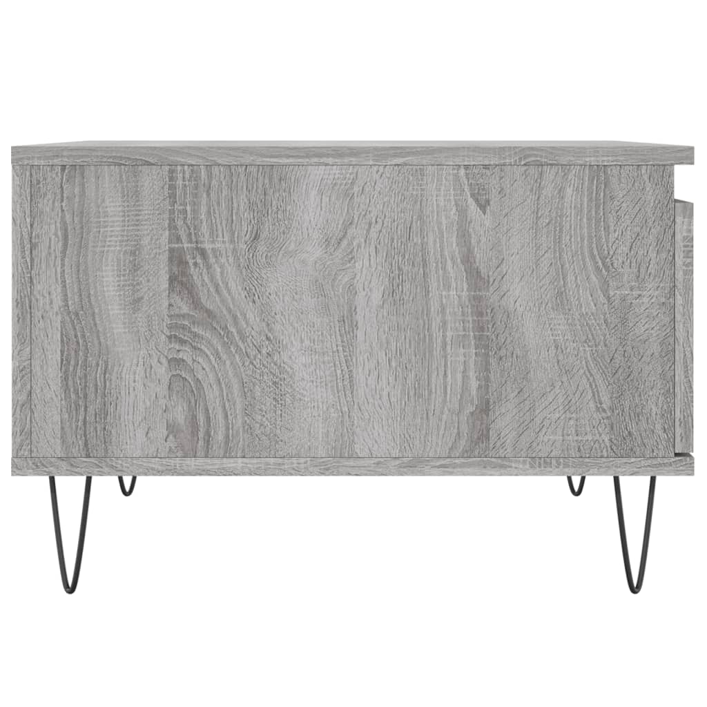 Sofabord Grå Sonoma 55x55x36,5 cm Træmateriale
